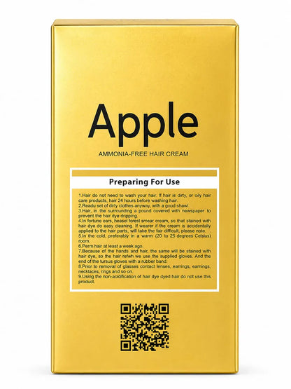 GOLD Apple Ammonia-Free Hair Color 500MLX2 (1000ML)